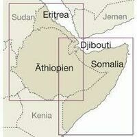 Reise Know How Landkaart Ethiopie, Somalië