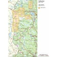 Lantmäteriet Fjallkarta Wandelkaart Z58 Klovsjo Vemdalen