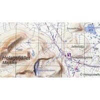 Lantmäteriet Fjallkarta Wandelkaart Z58 Klovsjo Vemdalen