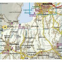Mapas Turismo Wegenkaart Masaya Granada (Nicaragua)