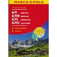 Marco Polo Wegenatlas Alpengebied Incl Noord-Italie
