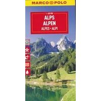 Marco Polo Wegenkaart Alpen