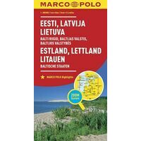 Marco Polo Wegenkaart Baltische Staten