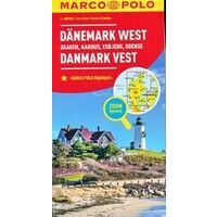 Marco Polo Wegenkaart Denemarken West