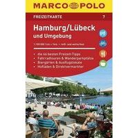 Marco Polo Wegenkaart FZK07 Hamburg - Lubeck Und Umgebung
