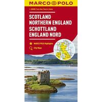 Marco Polo Wegenkaart Schotland -  Noord-Engeland