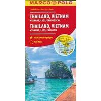 Marco Polo Wegenkaart Thailand, Vietnam, Myanmar