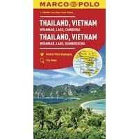 Marco Polo Wegenkaart Thailand - Vietnam