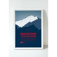 Marmota Maps Alpine Mountain Print Barre Des Écrins