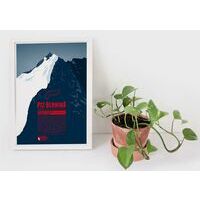 Marmota Maps Alpine Mountain Print Piz Bernina
