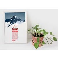 Marmota Maps Alpine Mountain Print Triglav