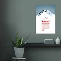 Marmota Maps Alpine Mountain Print Wildspitze