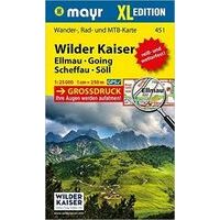 Mayr Wandelkaart 451 Wilder Kaiser XL