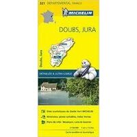 Michelin Wegenkaart 321 Doubs Jura