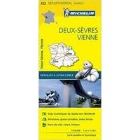 Michelin Wegenkaart 322 Deux-Sèvres Vienne