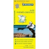 Michelin Wegenkaart 344 Aude Pyrénées-Orientales