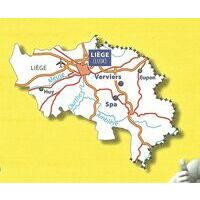 Michelin Wegenkaart 376 Luik Provincie