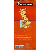 Michelin Wegenkaart 503 Wales & South West England