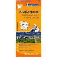 Michelin Wegenkaart 573 Baskenland, Navarra & Rioja