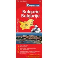 Michelin Wegenkaart 739 Bulgarije