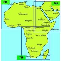 Michelin Landkaart 746 Centraal- En Zuidelijk Afrika