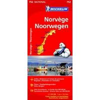 Michelin Wegenkaart 752 Noorwegen