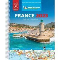 Michelin Atlas Frankrijk Geplastificeerd 2023