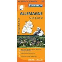 Michelin Wegenkaart 545 Duitsland Zuidwest