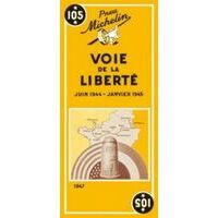 Michelin Kaart 105 Road To Liberty D-Day Map