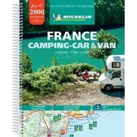 Michelin Wegenatlas Frankrijk Camping-Car/Camper 2022