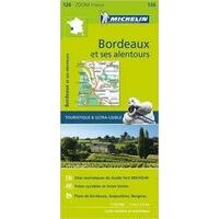 Michelin Wegenkaart 126 Bordeaux En Omgeving