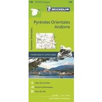Michelin Wegenkaart 145 Pyreneeën Centraal