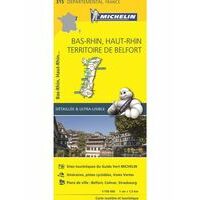 Michelin Wegenkaart 315 Bas-Rhin, Haute-Rhin