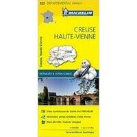 Michelin Wegenkaart 325 Creuse - Haute-Vienne