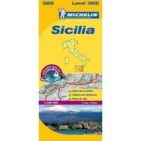 Michelin Wegenkaart 365 Sicilië Sicilia
