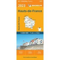 Michelin Wegenkaart 511 Nord Pas De Calais Picardie 2023