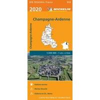 Michelin Wegenkaart 515 Champagne-Ardenne 2020