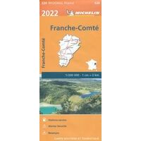 Michelin Wegenkaart 520 France-Comte 2022