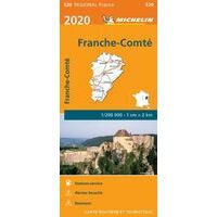 Michelin Wegenkaart 520 Franche-Comté 2020
