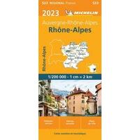 Michelin Wegenkaart 523 Rhone-Alpes 2023
