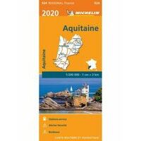 Michelin Wegenkaart 524 Aquitaine 2020