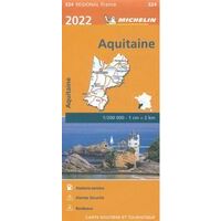 Michelin Wegenkaart 524 Aquitaine 2022