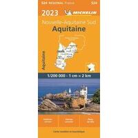 Michelin Wegenkaart 524 Aquitaine 2023