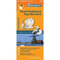 Michelin Wegenkaart 531 Noord-Nederland