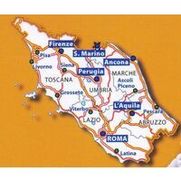 Michelin Wegenkaart 563 Italië Centraal
