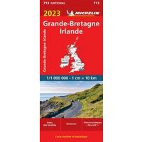 Michelin Wegenkaart 713 Groot-Brittannie, Ierland 2023