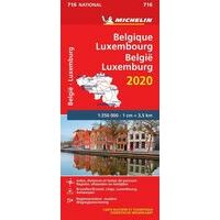 Michelin Wegenkaart 716 België - Luxemburg 2020