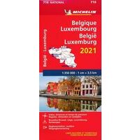 Michelin Wegenkaart 716 België En Luxemburg 2021