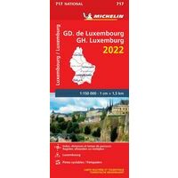 Michelin Wegenkaart 717 Luxemburg 2022