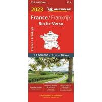 Michelin Wegenkaart 722 Frankrijk 2-zijdig 2023